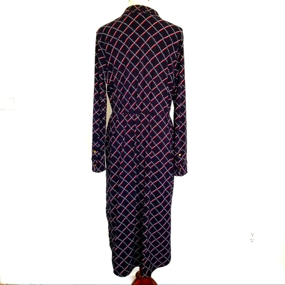 RALPH LAUREN Logo Equestrian Horse Bit Jersey Comfort Stretch Dress Plus Sz 1X - Picture 4 of 10